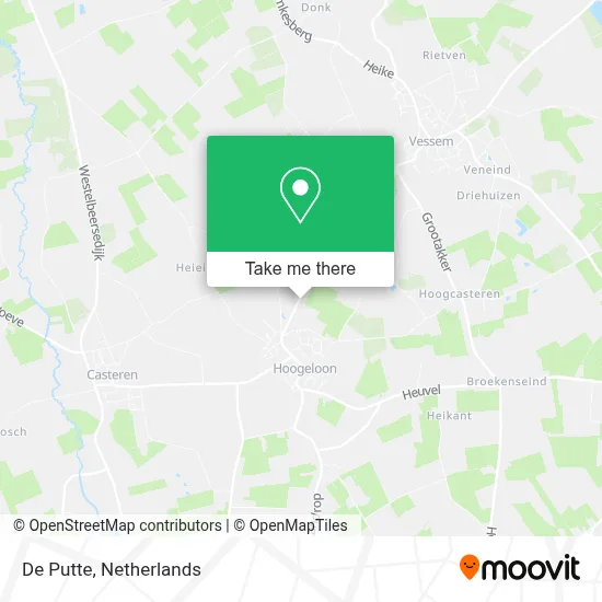De Putte map