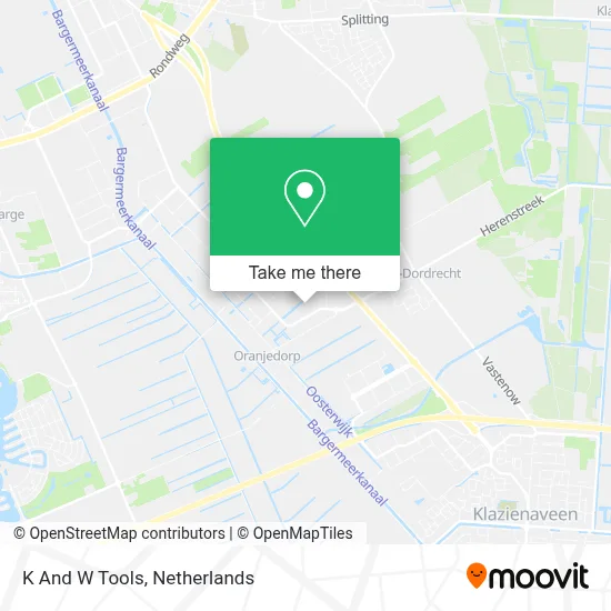 K And W Tools map