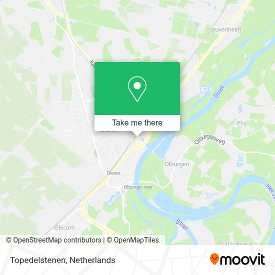 Topedelstenen map