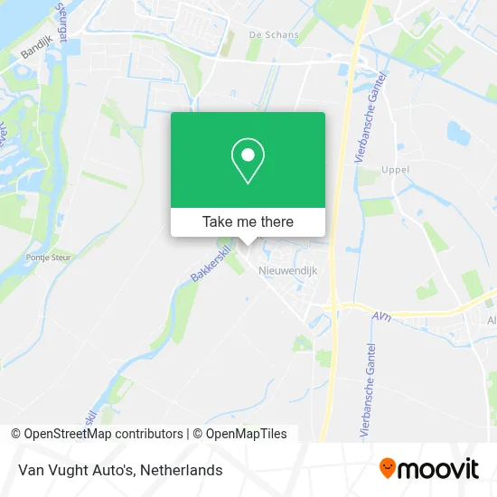 Van Vught Auto's map