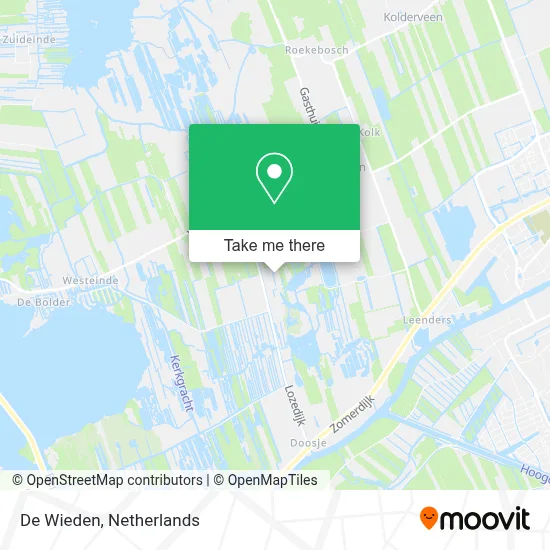 De Wieden Karte