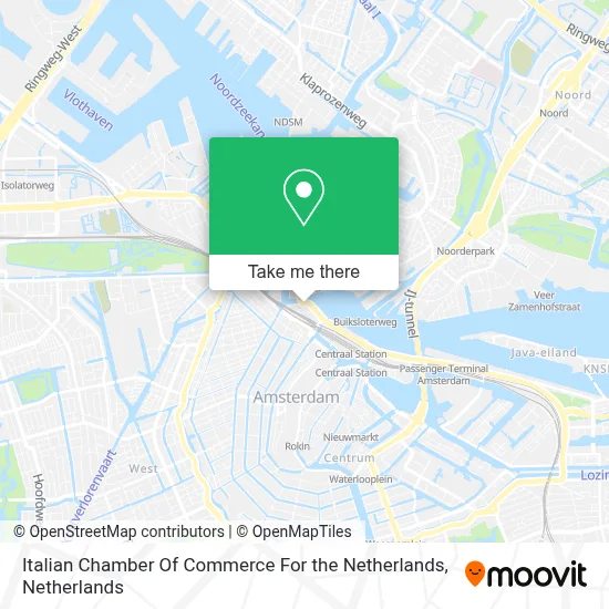 Italian Chamber Of Commerce For the Netherlands Karte