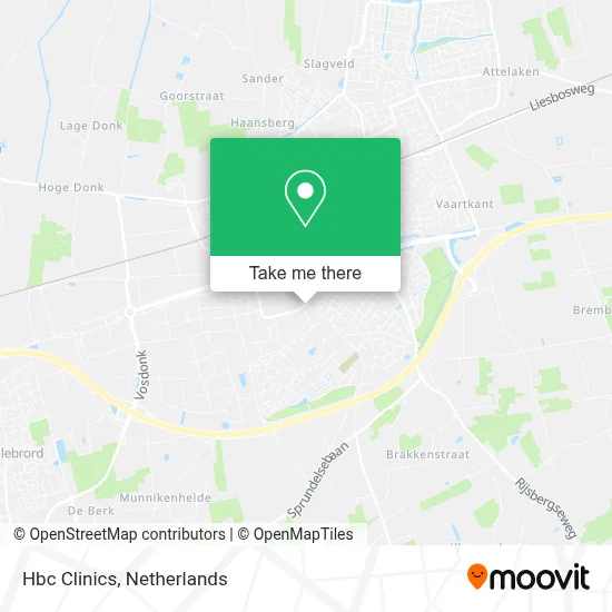 Hbc Clinics map