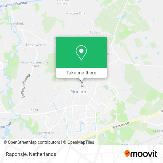 Raponsje map