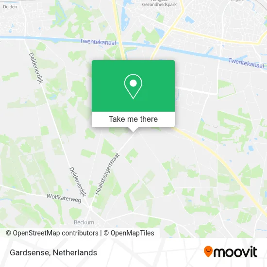 Gardsense map