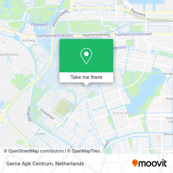Gerrie Apk Centrum map