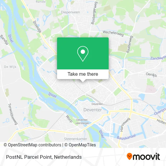 Postnl Pakketpunt map
