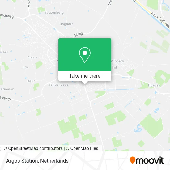 Argos Station map