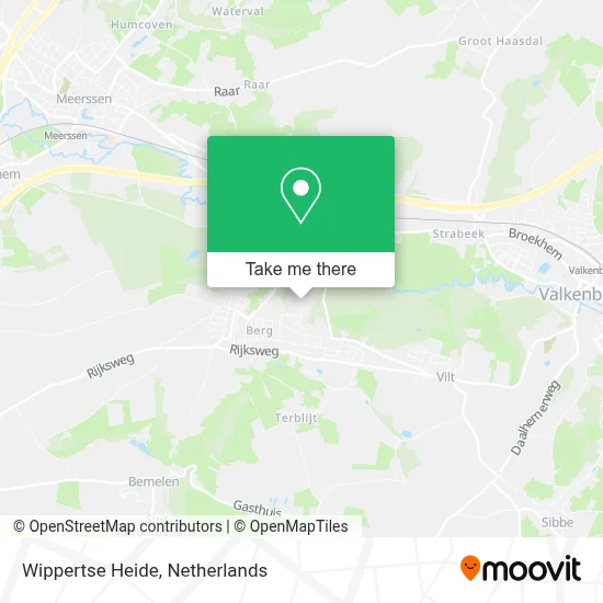 Wippertse Heide map