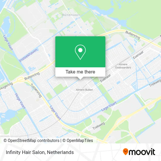 Kapsalon Infinity map