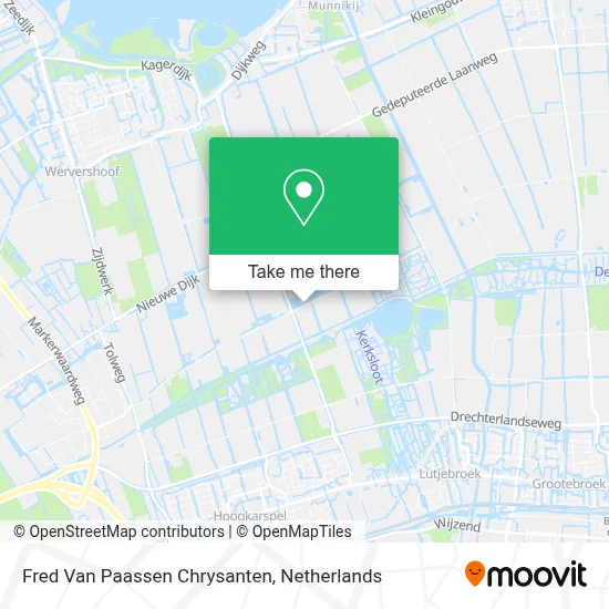 Fred Van Paassen Chrysanten map