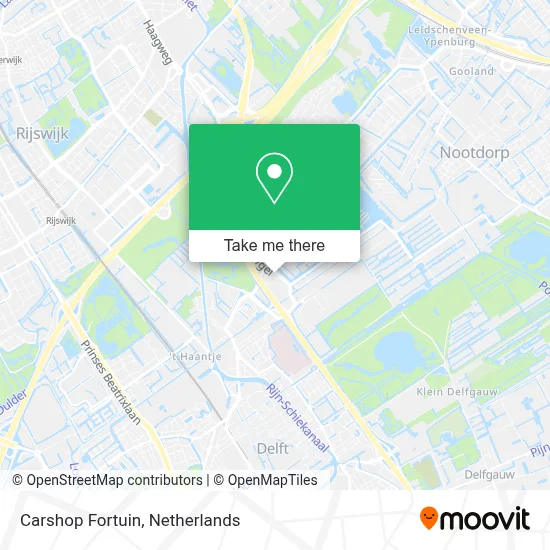 Carshop Fortuin map