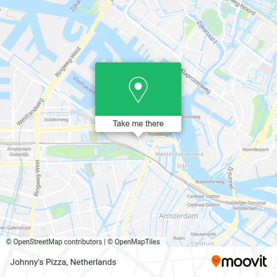 Johnny's Pizza map