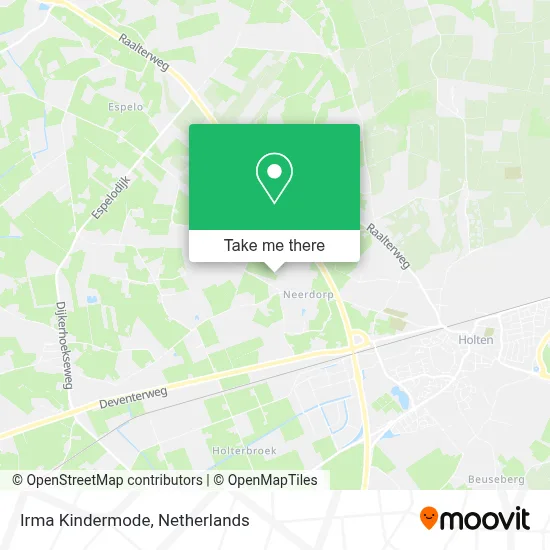 Irma Kindermode map