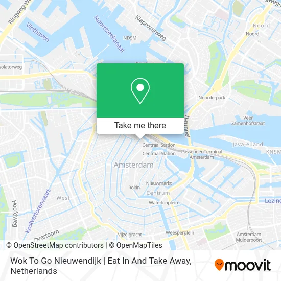 Wok To Go Nieuwendijk | Eat In And Take Away map