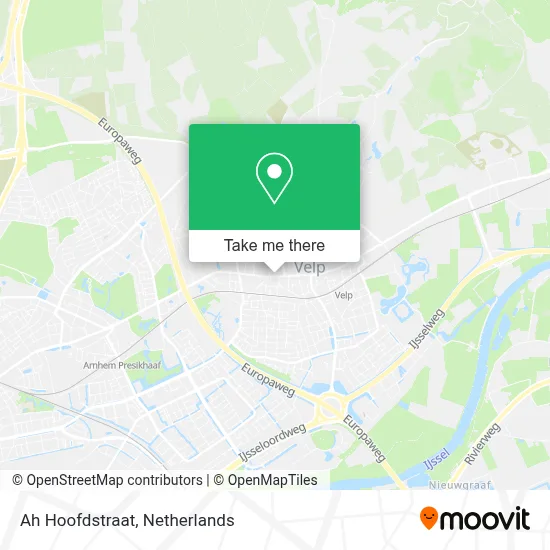 Ah Hoofdstraat map