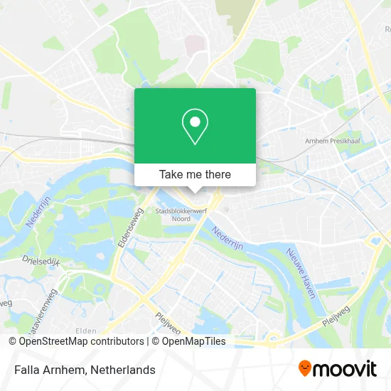 Falla Arnhem map