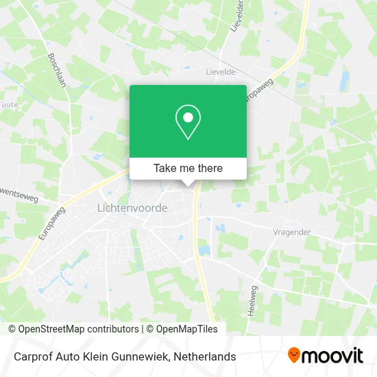 Carprof Auto Klein Gunnewiek map