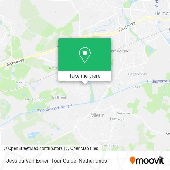 Jessica Van Eeken Tour Guide map