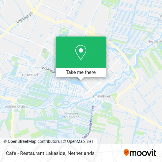 Cafe - Restaurant Lakeside Karte