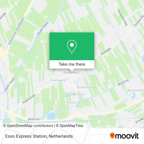 Esso Express Station map