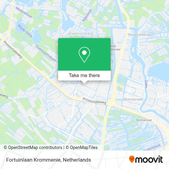 Fortuinlaan Krommenie map
