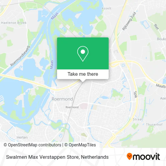Swalmen Max Verstappen Store map