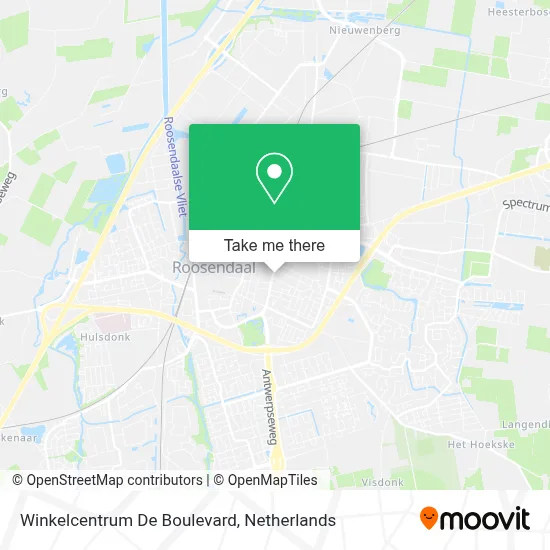 Winkelcentrum De Boulevard map