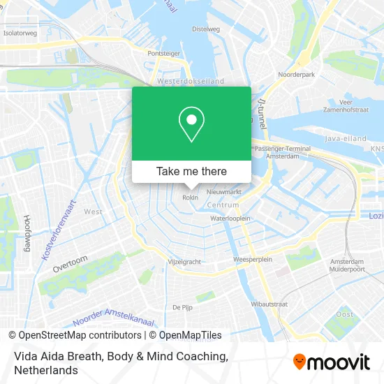 Vida Aida Breath, Body & Mind Coaching map