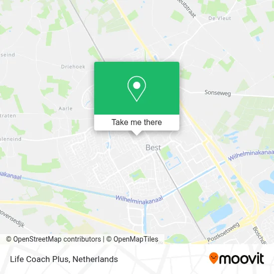 Life Coach Plus map