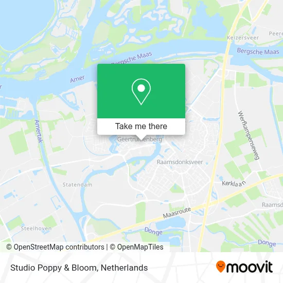 Studio Poppy & Bloom map