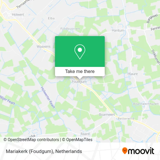 Mariakerk (Foudgum) map