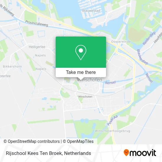 Rijschool Kees Ten Broek map