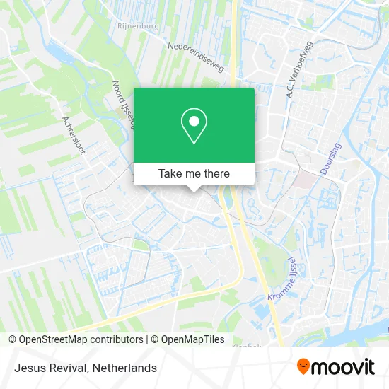 Jesus Revival map