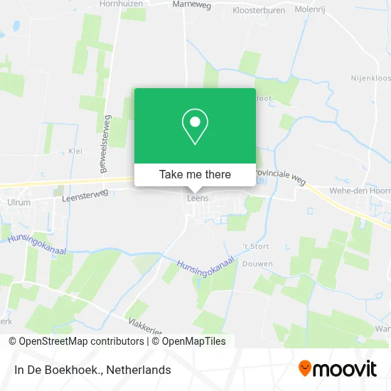 In De Boekhoek. Karte