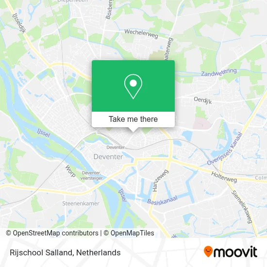 Rijschool Salland map