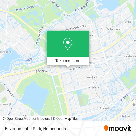 Milieupark map