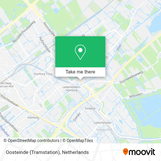 Oosteinde (Tramstation) map