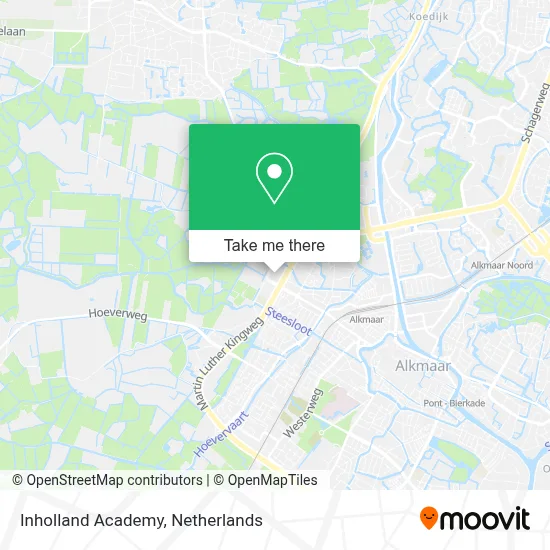 Inholland Academy map