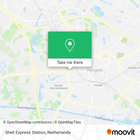 Shell Express Station map