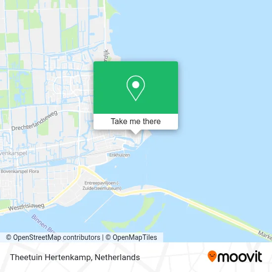 Theetuin Hertenkamp map