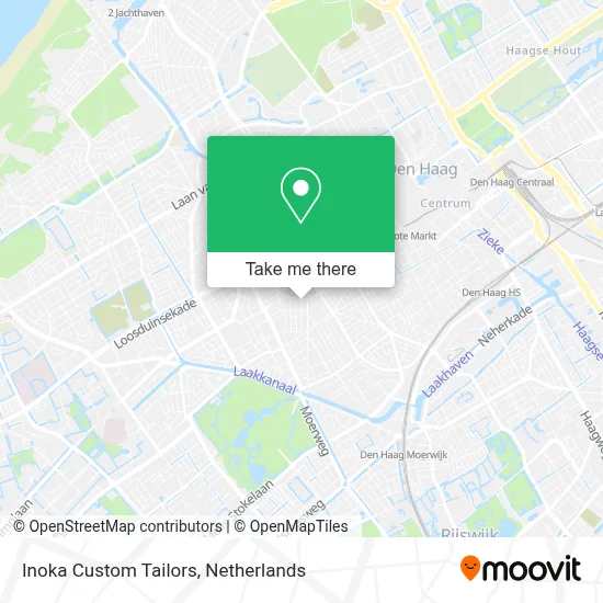 Inoka Custom Tailors map
