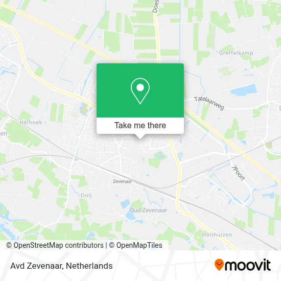 Avd Zevenaar Karte