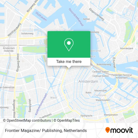 Frontier Magazine/ Publishing map