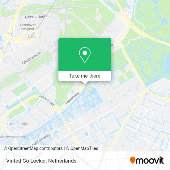 Vinted Go Locker map