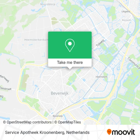 Service Apotheek Kroonenberg map