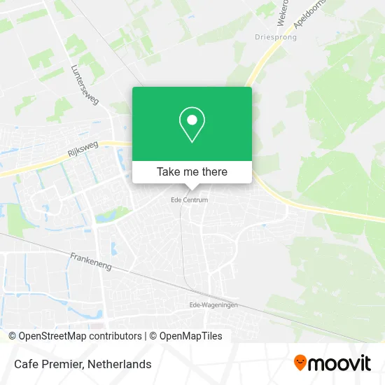 Cafe Premier map