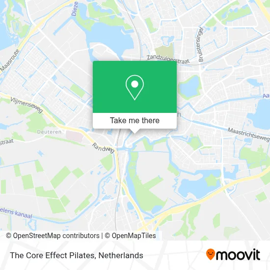 The Core Effect Pilates map
