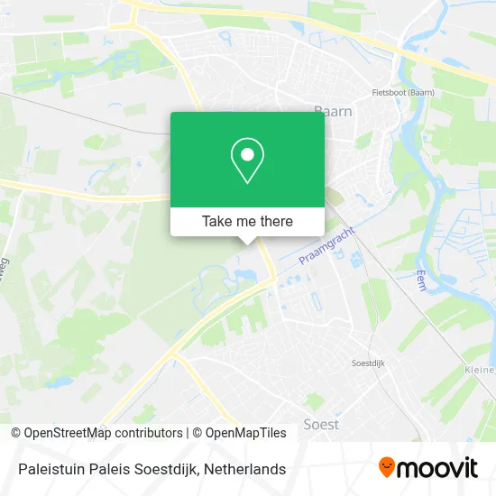 Paleistuin Paleis Soestdijk map