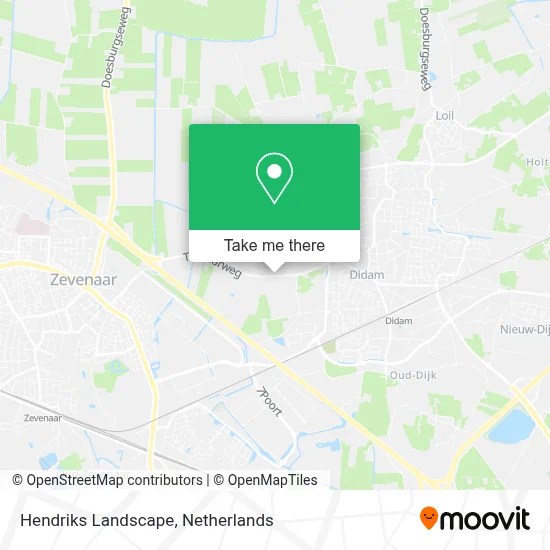 Hendriks Landscape map